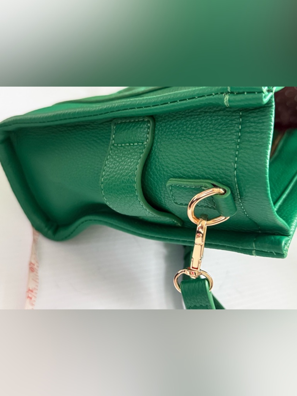 Faux Leather Tote - Picture 9 of 9